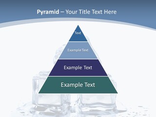 Clear Cube Drink PowerPoint Template