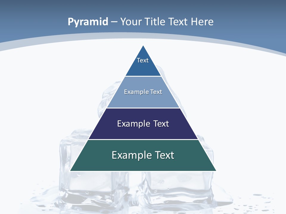 Clear Cube Drink PowerPoint Template