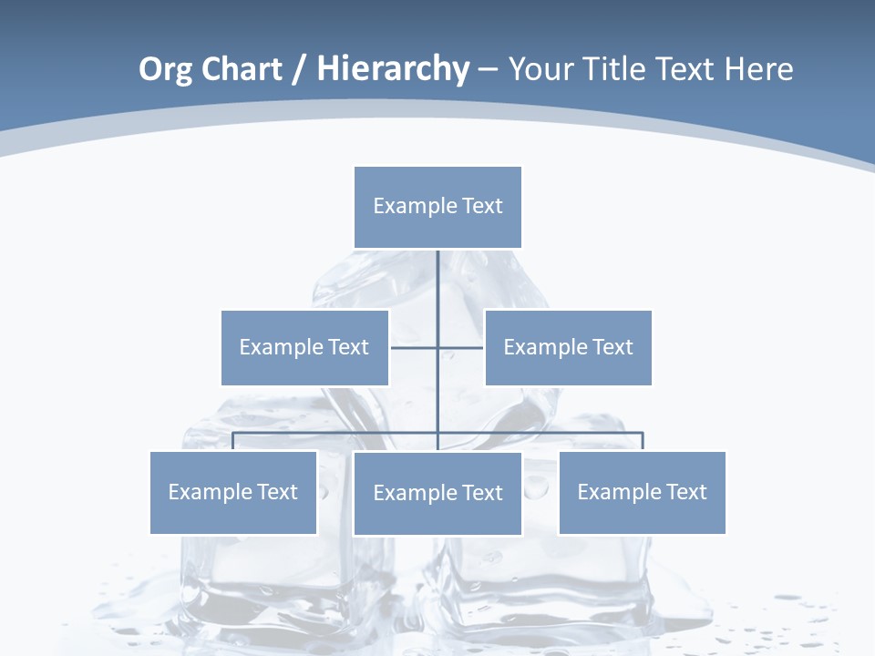 Clear Cube Drink PowerPoint Template
