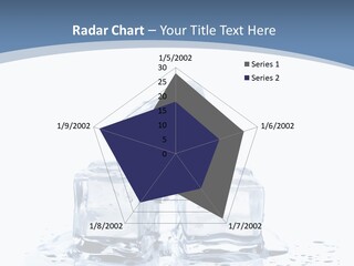 Clear Cube Drink PowerPoint Template