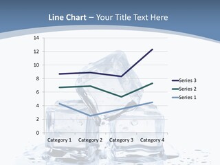 Clear Cube Drink PowerPoint Template