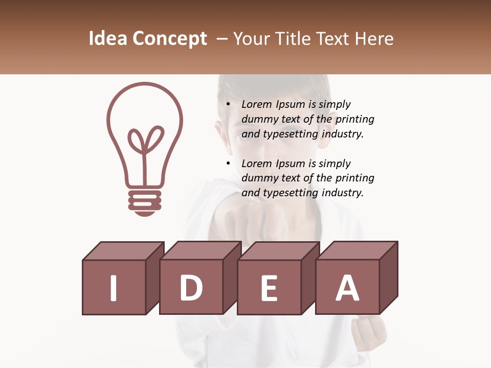 Youth Learn Concentrate PowerPoint Template