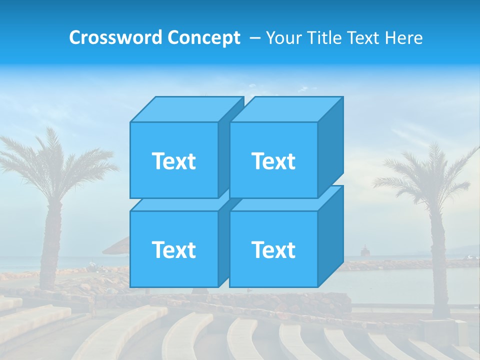 Vacation Seat Eilat PowerPoint Template