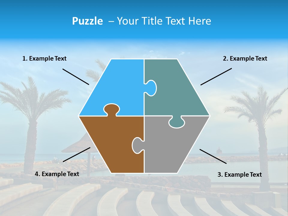 Vacation Seat Eilat PowerPoint Template