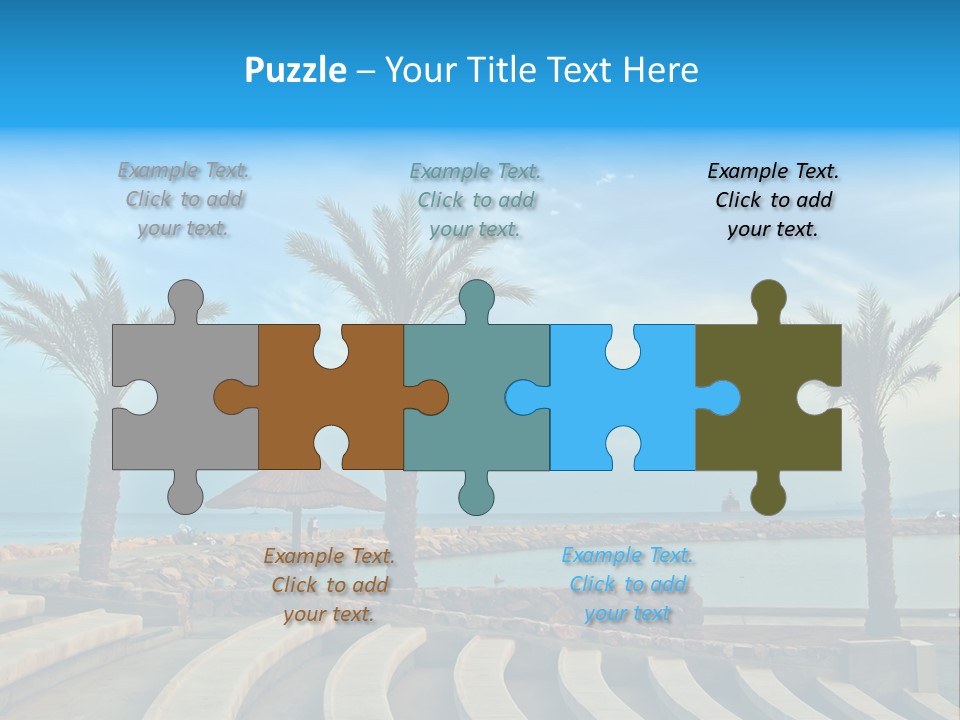 Vacation Seat Eilat PowerPoint Template