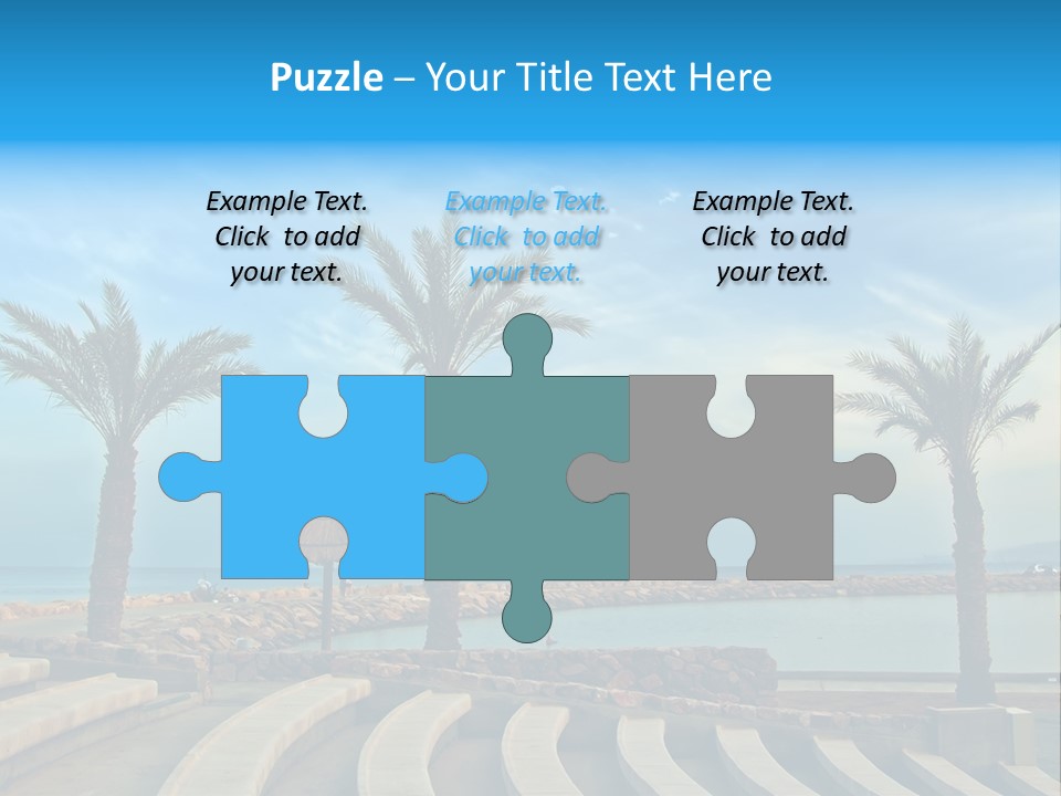 Vacation Seat Eilat PowerPoint Template