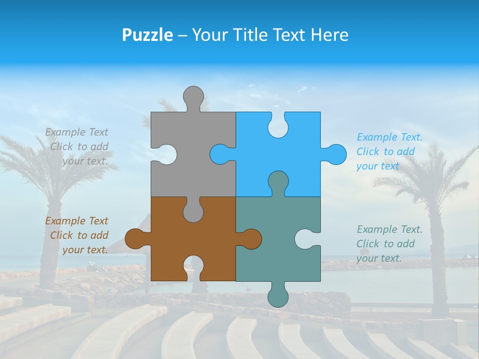 Vacation Seat Eilat PowerPoint Template