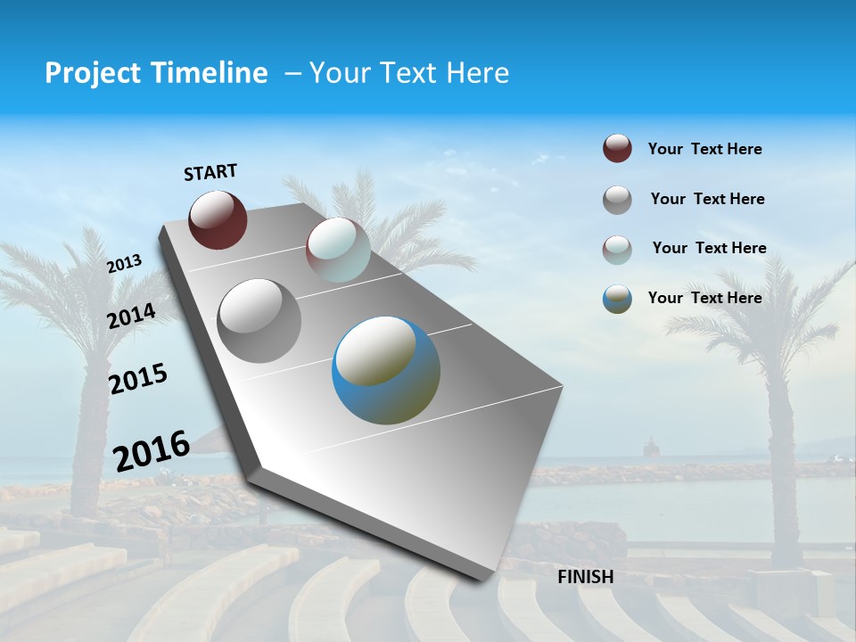 Vacation Seat Eilat PowerPoint Template