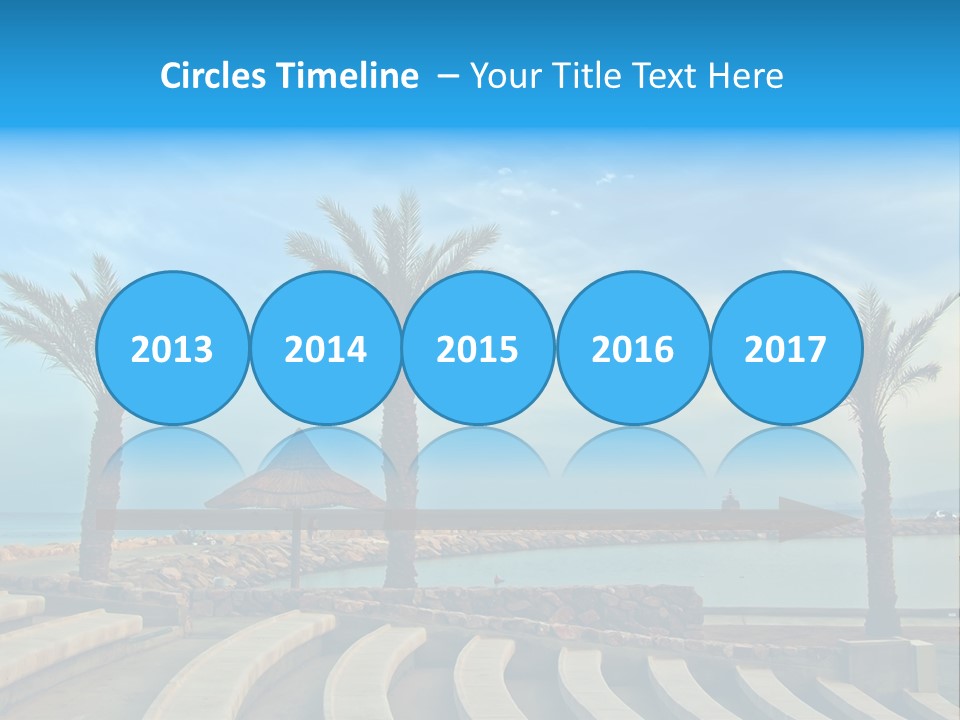Vacation Seat Eilat PowerPoint Template