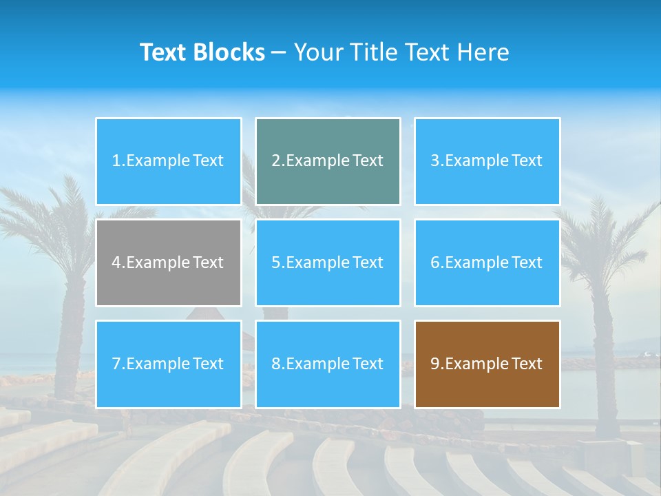 Vacation Seat Eilat PowerPoint Template