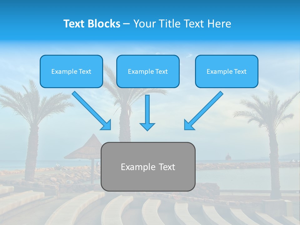 Vacation Seat Eilat PowerPoint Template