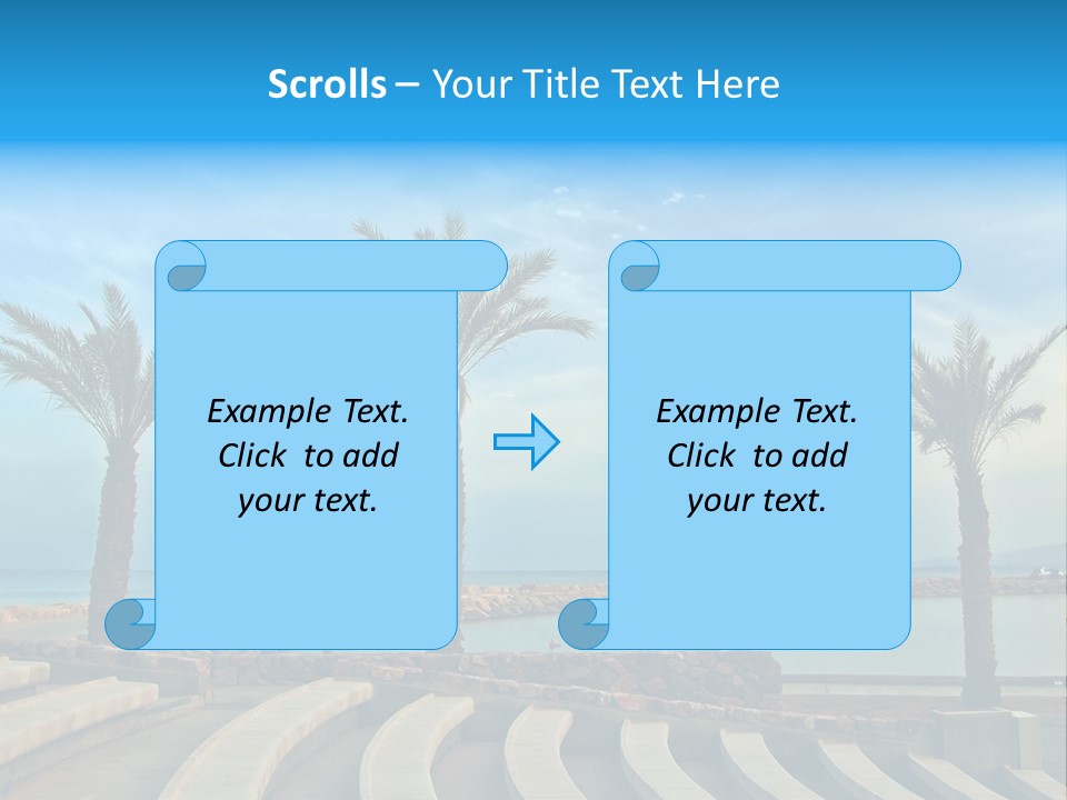 Vacation Seat Eilat PowerPoint Template