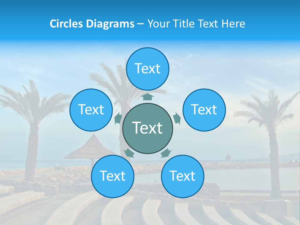 Vacation Seat Eilat PowerPoint Template