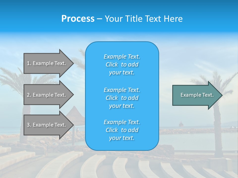 Vacation Seat Eilat PowerPoint Template