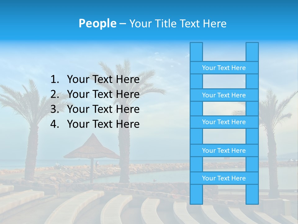 Vacation Seat Eilat PowerPoint Template