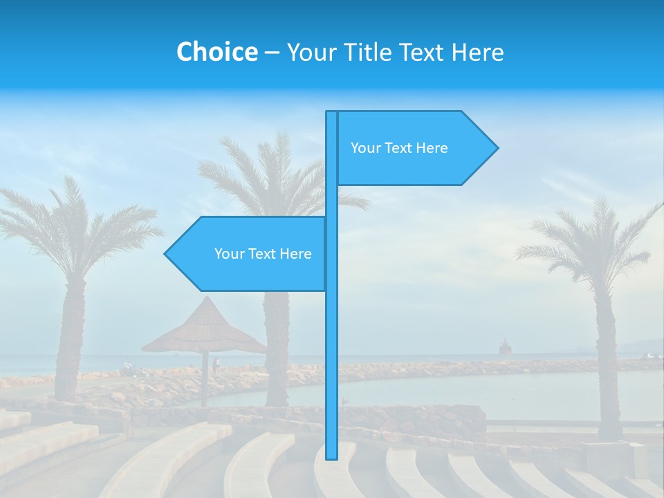 Vacation Seat Eilat PowerPoint Template