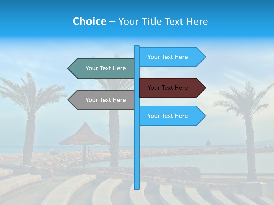 Vacation Seat Eilat PowerPoint Template