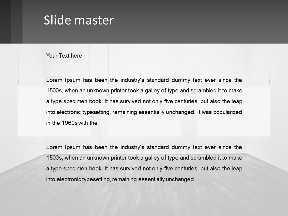 Background Lightening House PowerPoint Template