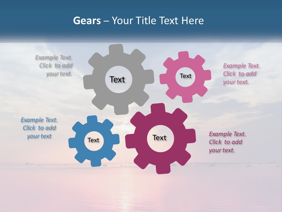 Color Nature Night PowerPoint Template