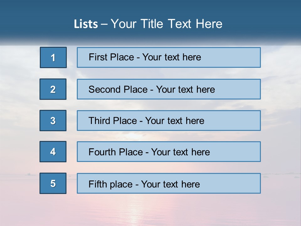 Color Nature Night PowerPoint Template
