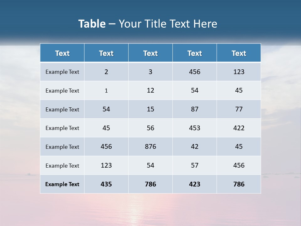 Color Nature Night PowerPoint Template