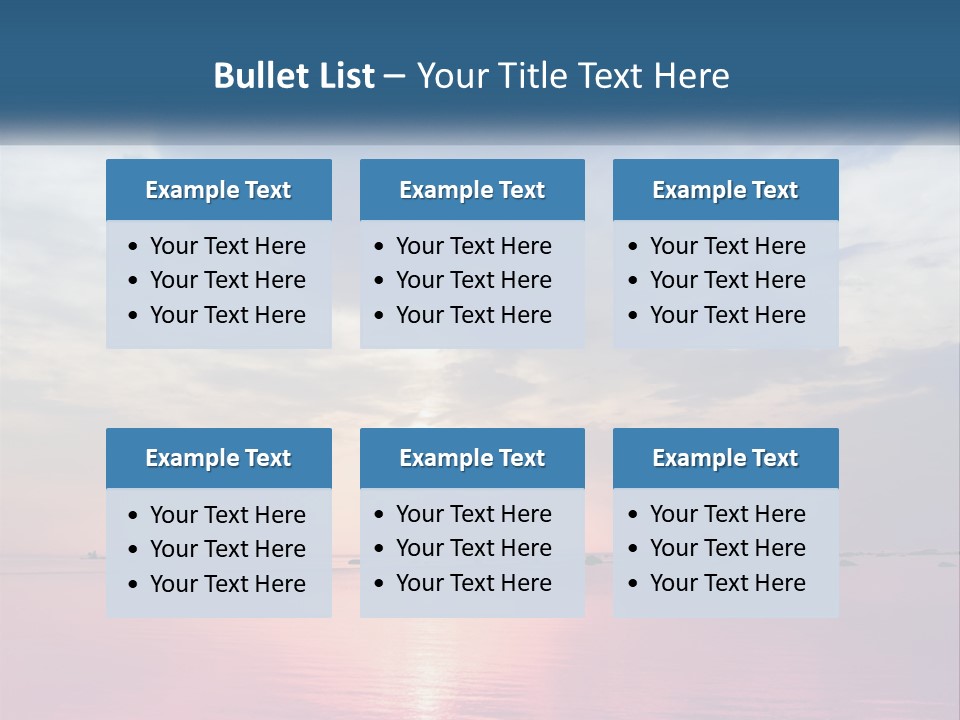Color Nature Night PowerPoint Template