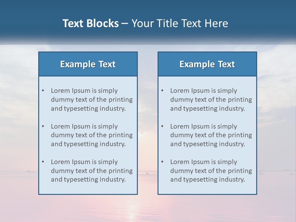 Color Nature Night PowerPoint Template