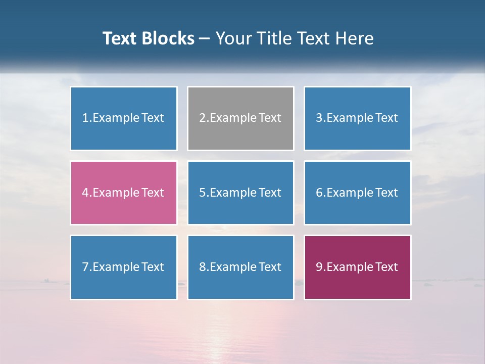 Color Nature Night PowerPoint Template