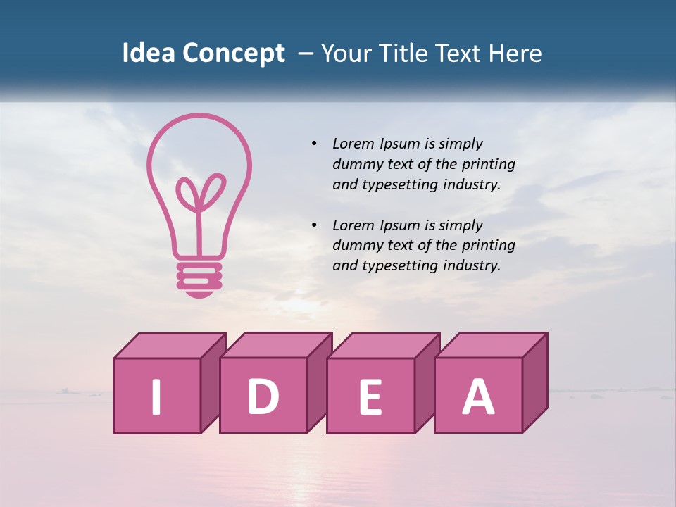 Color Nature Night PowerPoint Template