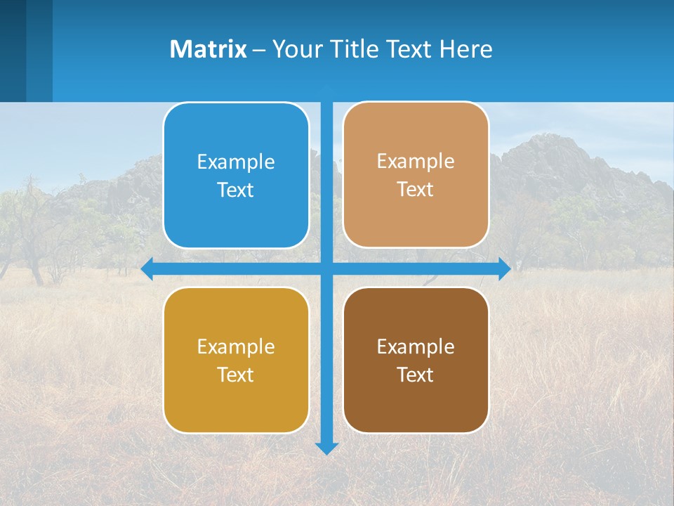 Ranch Outback Sky PowerPoint Template