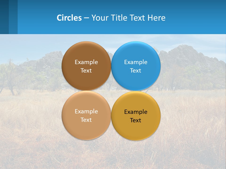 Ranch Outback Sky PowerPoint Template