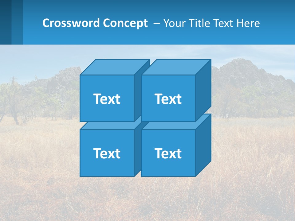 Ranch Outback Sky PowerPoint Template