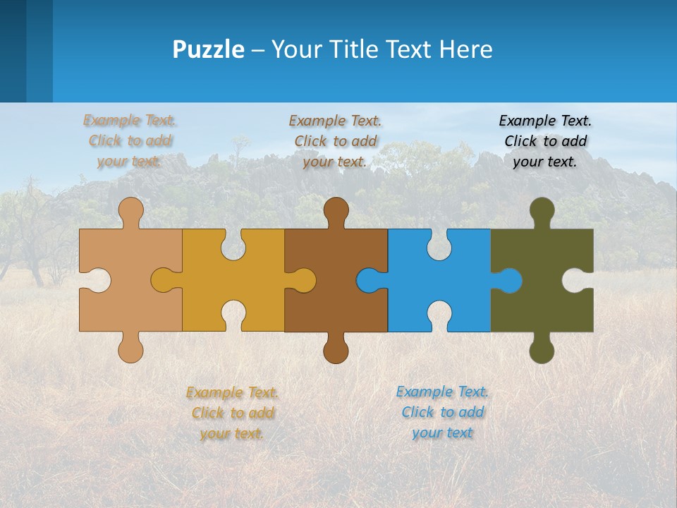 Ranch Outback Sky PowerPoint Template