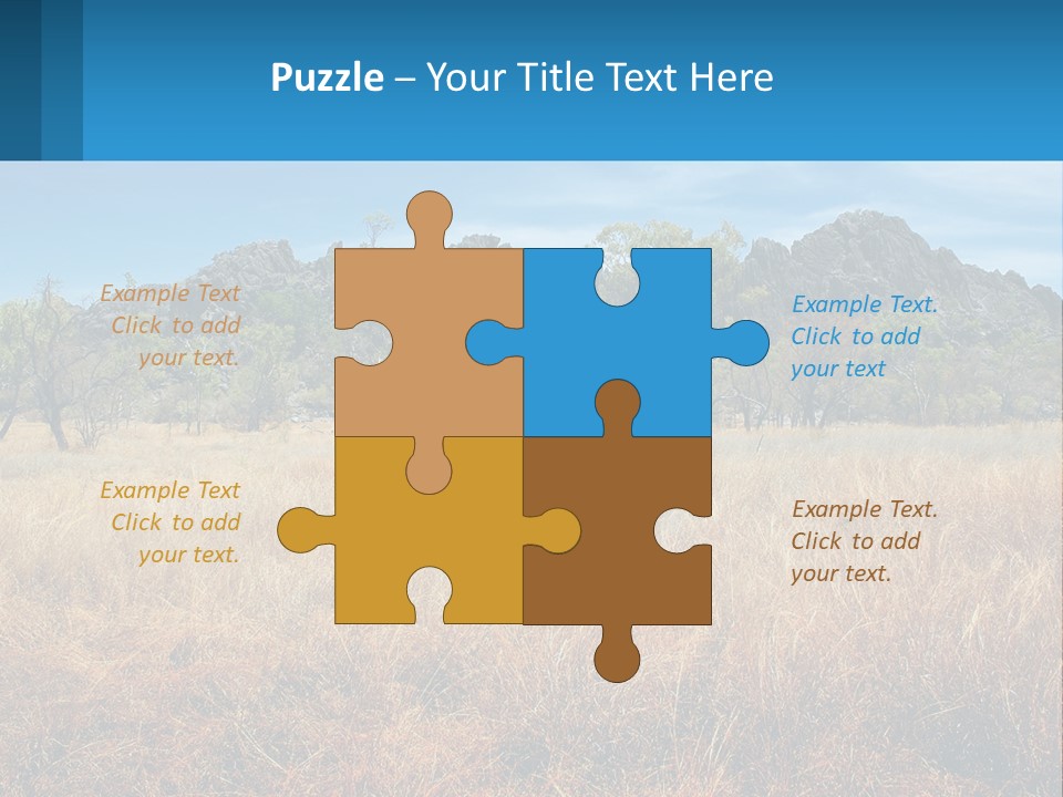 Ranch Outback Sky PowerPoint Template