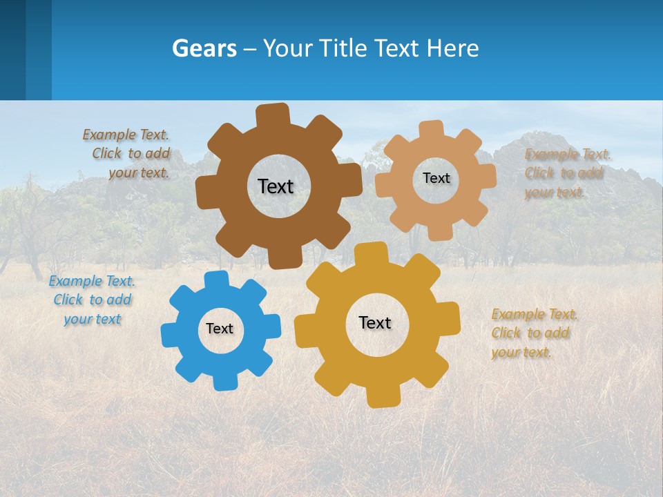 Ranch Outback Sky PowerPoint Template