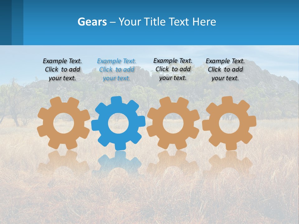 Ranch Outback Sky PowerPoint Template