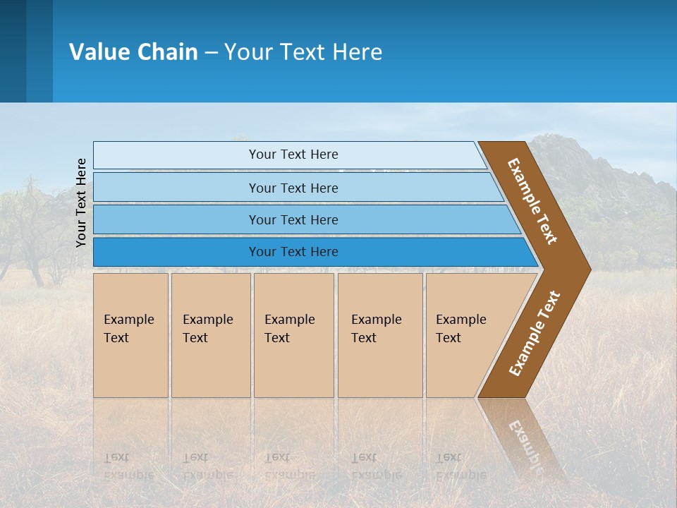 Ranch Outback Sky PowerPoint Template