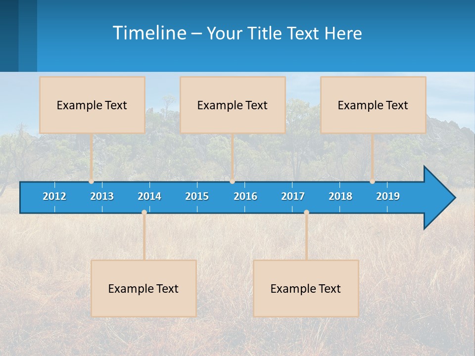 Ranch Outback Sky PowerPoint Template