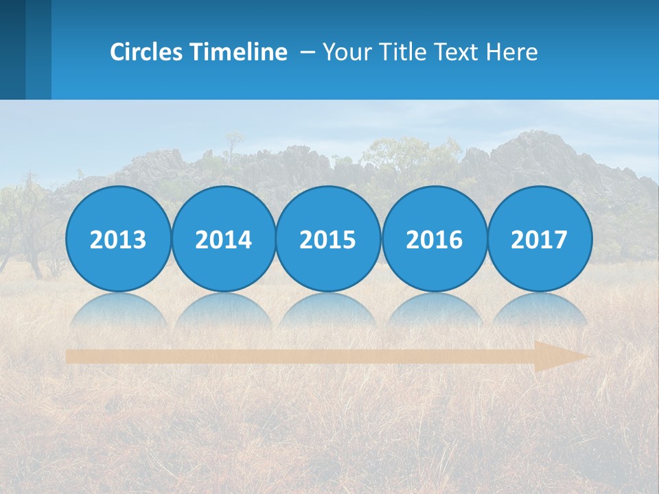 Ranch Outback Sky PowerPoint Template