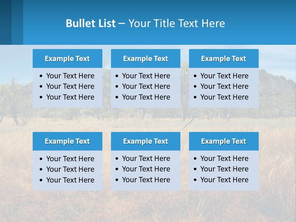 Ranch Outback Sky PowerPoint Template