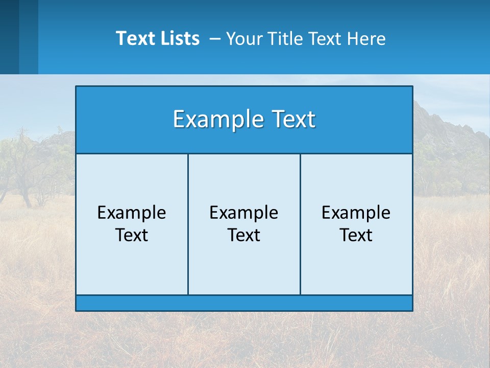 Ranch Outback Sky PowerPoint Template
