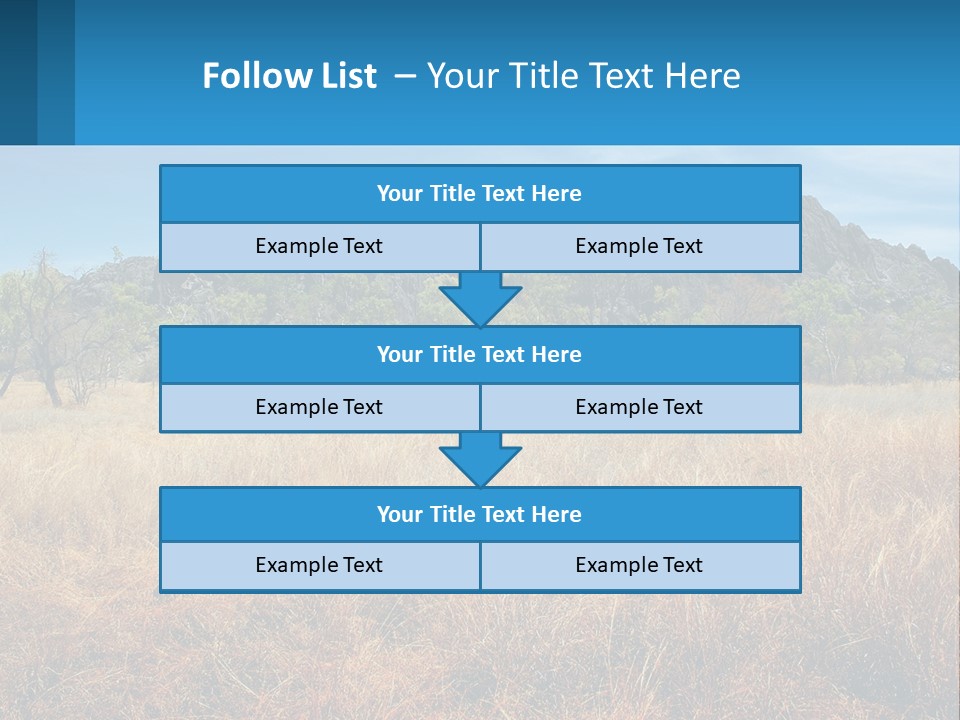 Ranch Outback Sky PowerPoint Template