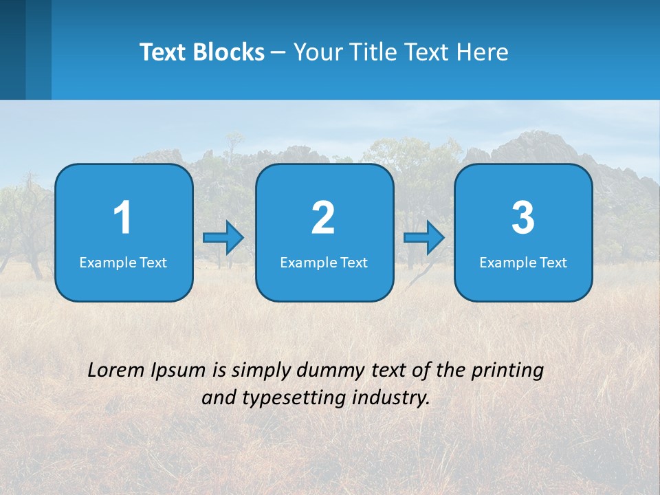 Ranch Outback Sky PowerPoint Template