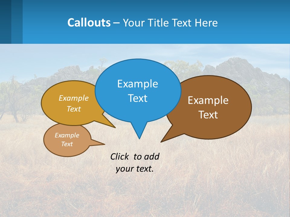 Ranch Outback Sky PowerPoint Template