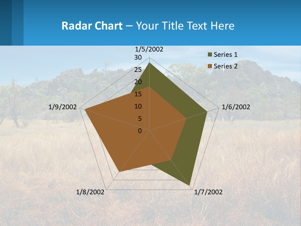 Ranch Outback Sky PowerPoint Template
