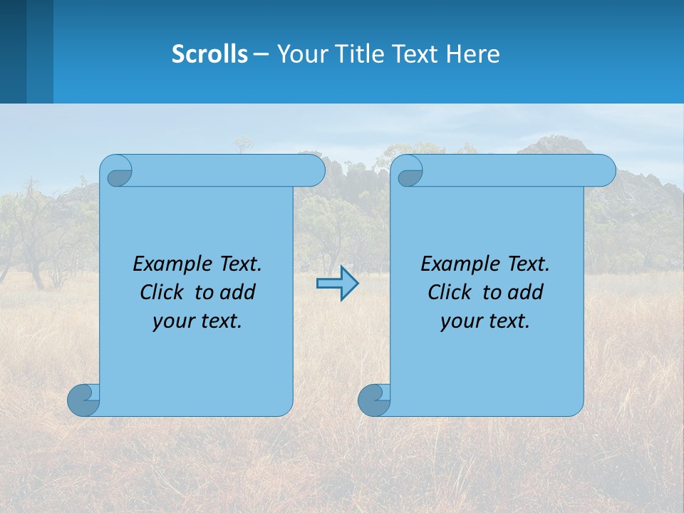 Ranch Outback Sky PowerPoint Template