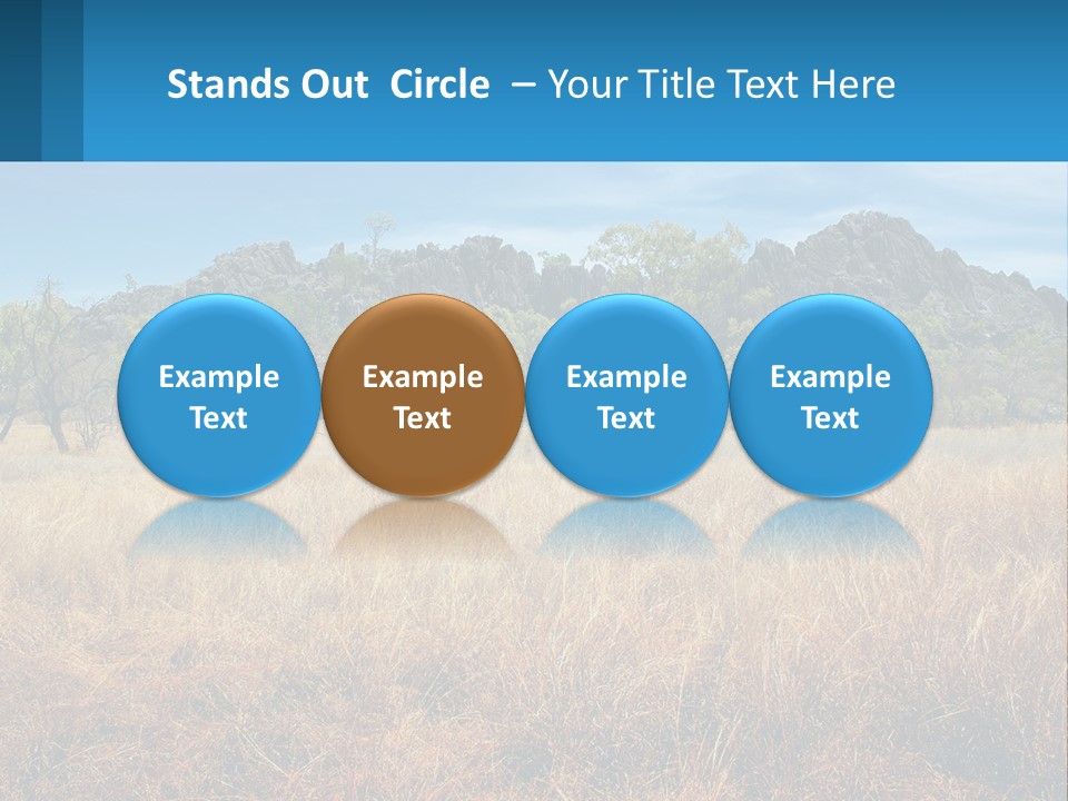 Ranch Outback Sky PowerPoint Template