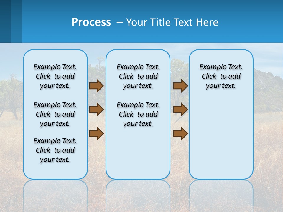 Ranch Outback Sky PowerPoint Template