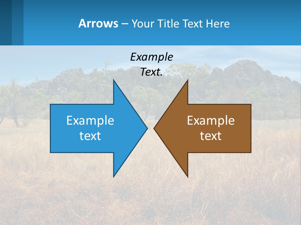 Ranch Outback Sky PowerPoint Template