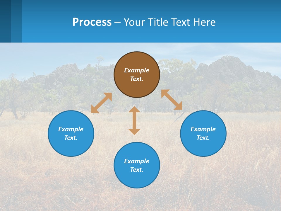 Ranch Outback Sky PowerPoint Template